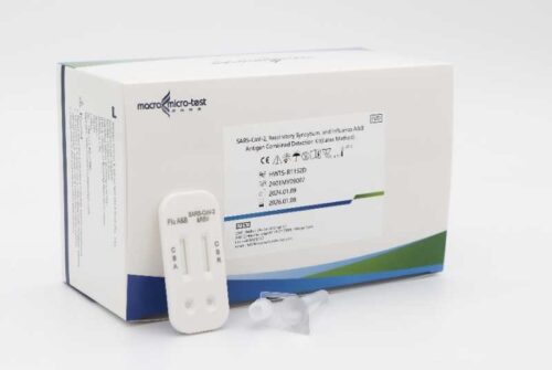 Macro Micro Test - 4 in 1 SARS-CoV 2 + RS-Viren + Influenza A+B | 20er Box